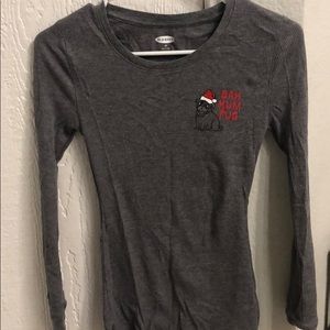 Old navy gray long sleeve shirt/ sleepwear
